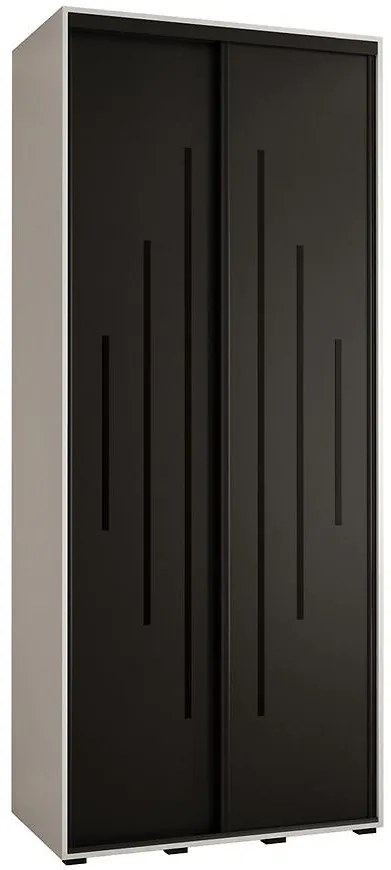 Skriňa 45 Canaris 12 120 biela/čierna/čierna