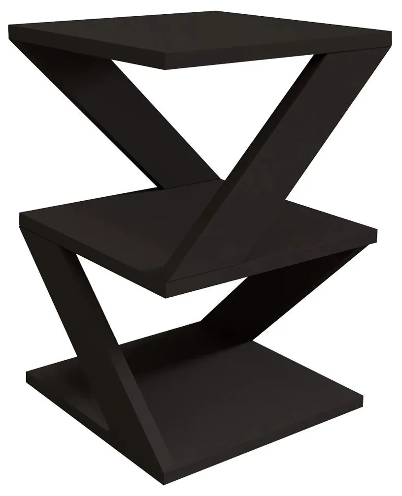 Odkladací stolík Albeni Black Oak