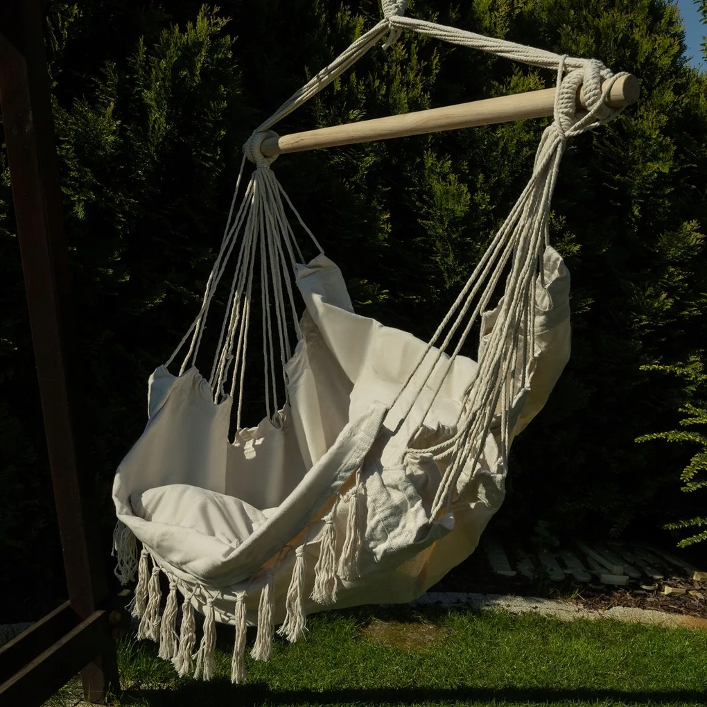 Hojdacie kreslo Hamak I béžové