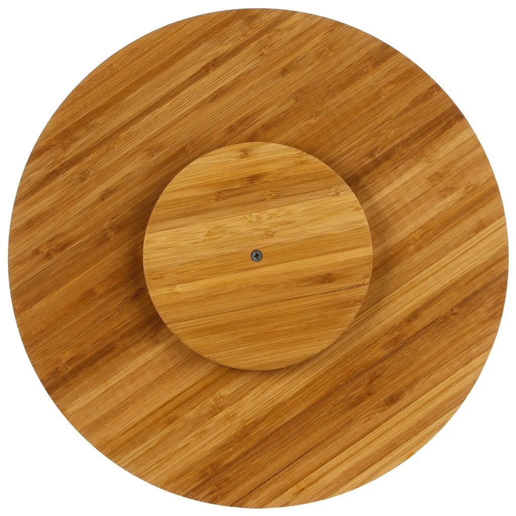 Drevený otočný servírovací podnos Wood, (fi) 35 cm