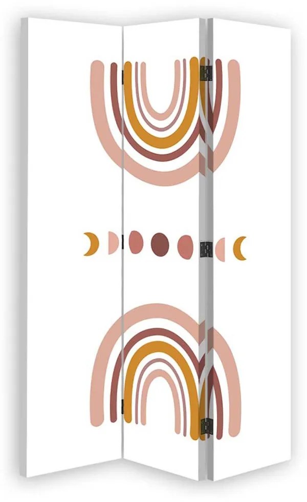 Gario Paraván Rainbow Fun Rozmery: 110 x 170 cm, Prevedenie: Otočný paraván 360°