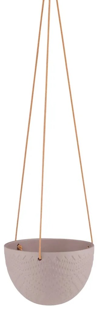 Závesný kvetináč Lokai hnedý