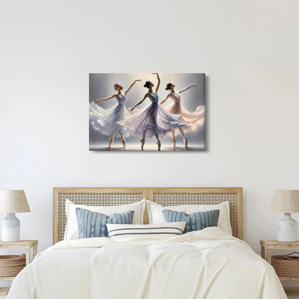 Obraz - Tri baletky (90x60 cm)