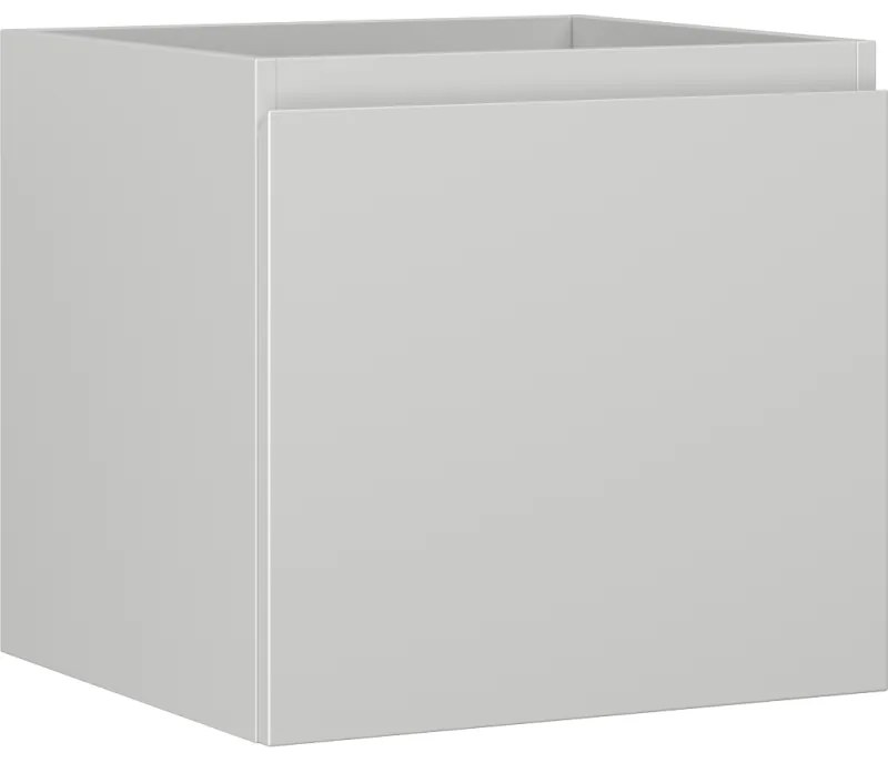 Mexen Orio, kúpeľňová skrinka 50 cm, 1 zásuvka, sivá matná, 91A10-05047-1-BF62