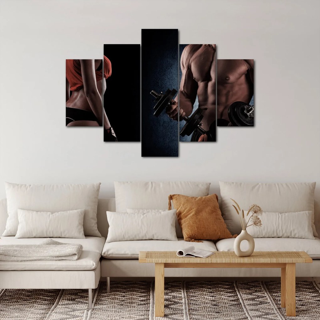 Obraz - Fitness (150x105 cm)