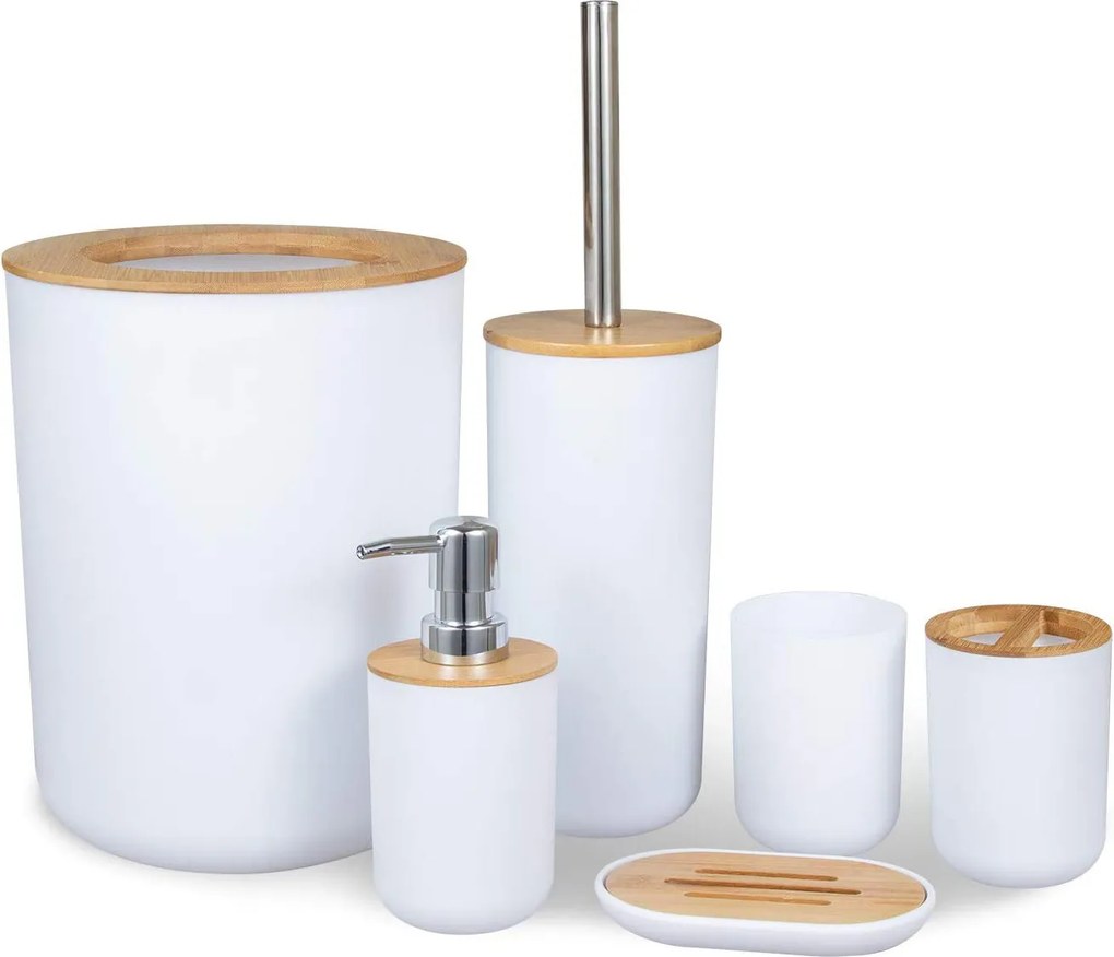 Dekorstudio Kúpeľňový set 6 dielny - biely