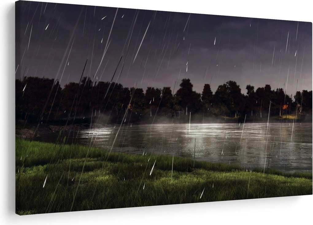 Obraz - Daždivý večer (90x60 cm)