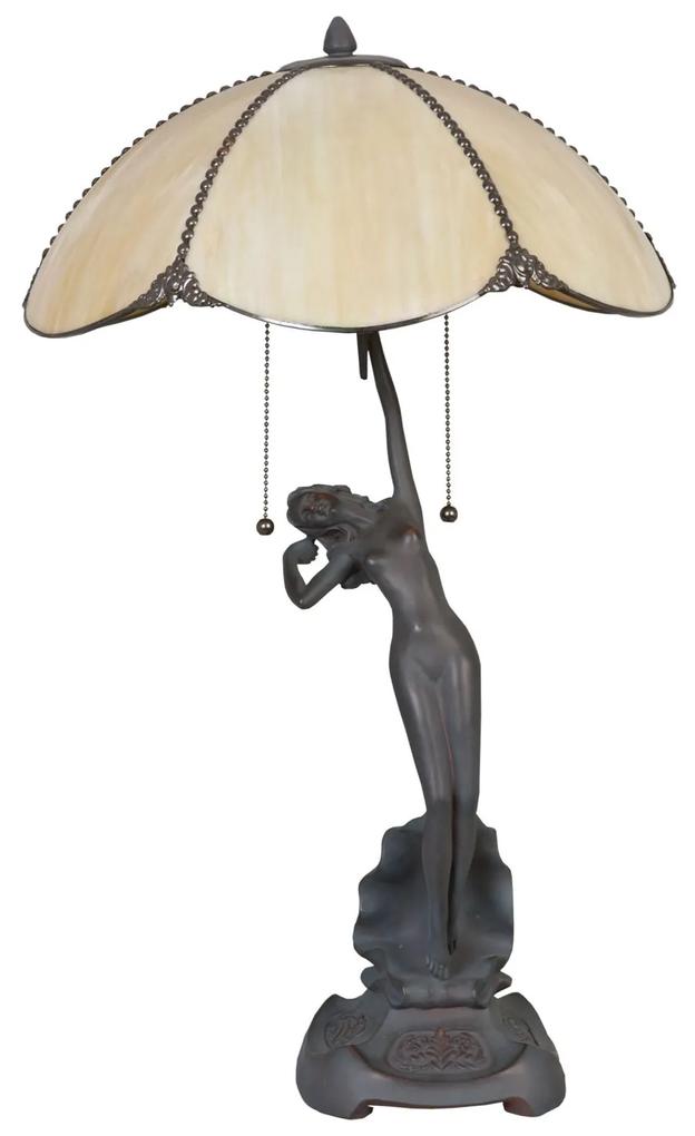 Stolná lampa Tiffany Woman -  Ø 41*70 cm
