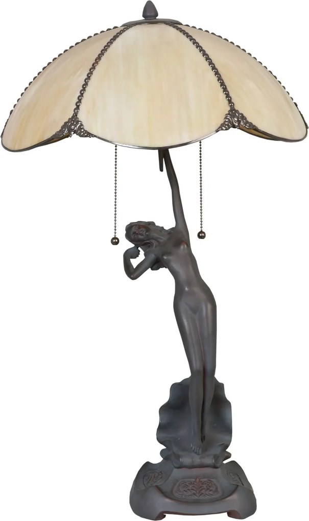 Stolná lampa Tiffany Woman - Ø 41*70 cm