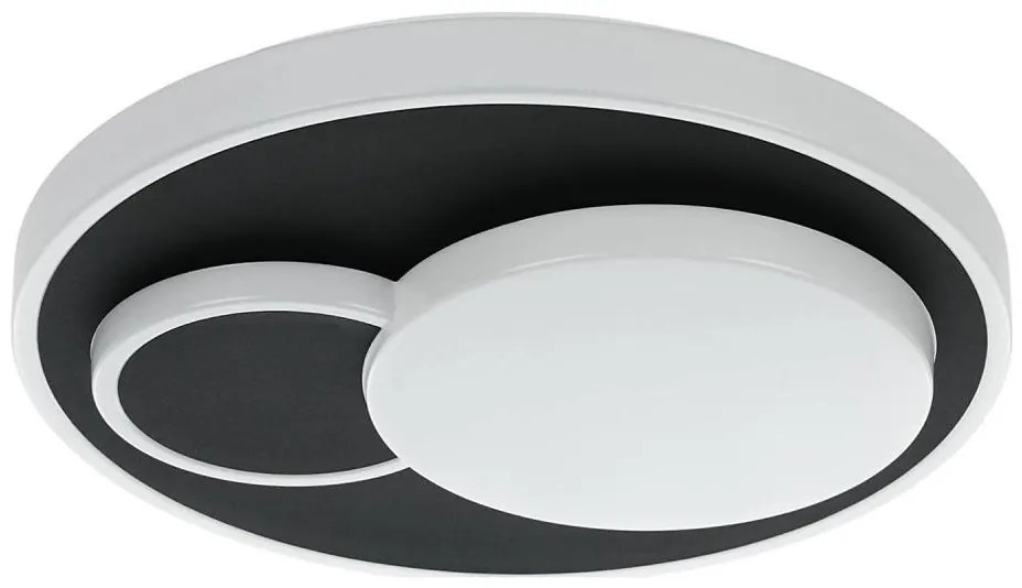 Eglo 75665 - LED Stropné svietidlo LEPRESO LED/19,5W/230V pr.38,5cm čierna