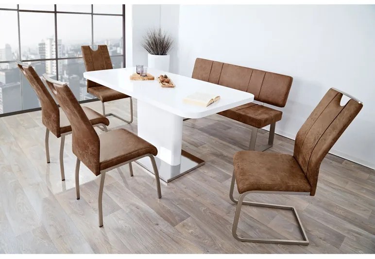 Reality Hojdacia stolička Trieste, 2 kusy (tmavohnedá)  (100328559)