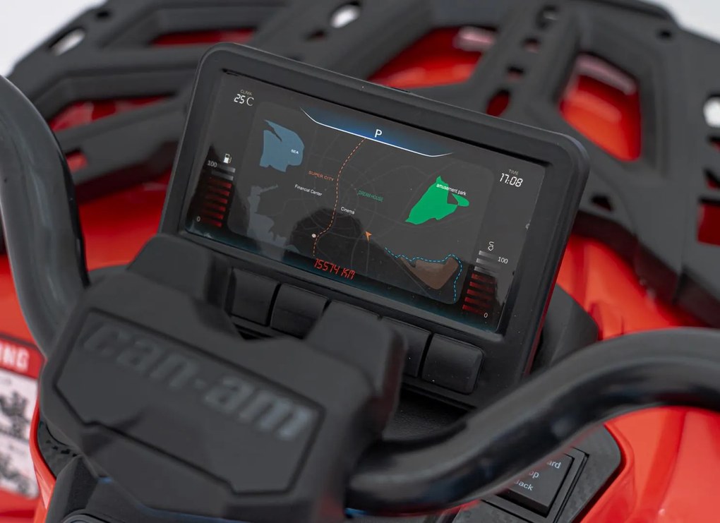 Ramiz Štvorkolka Can Am Outlander ATV červená