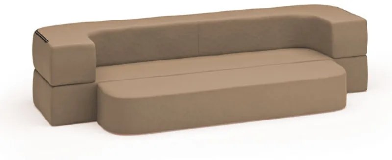 Detská molitanová rozkladacia sedacia súprava SOFTY, béžová