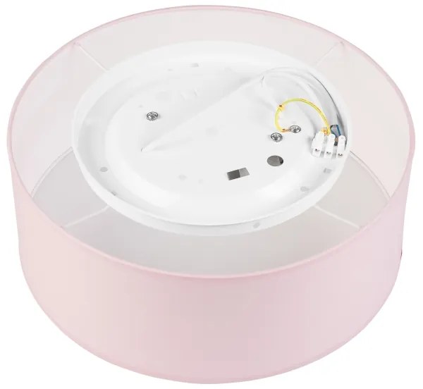 Stropné svietidlo SIRJA PASTEL DOUBLE 2xE27/15W/230V pr. 35 cm ružová