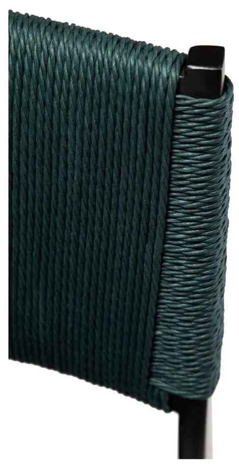 Tyrkysovomodrá jedálenská stolička Loop – DAN-FORM Denmark