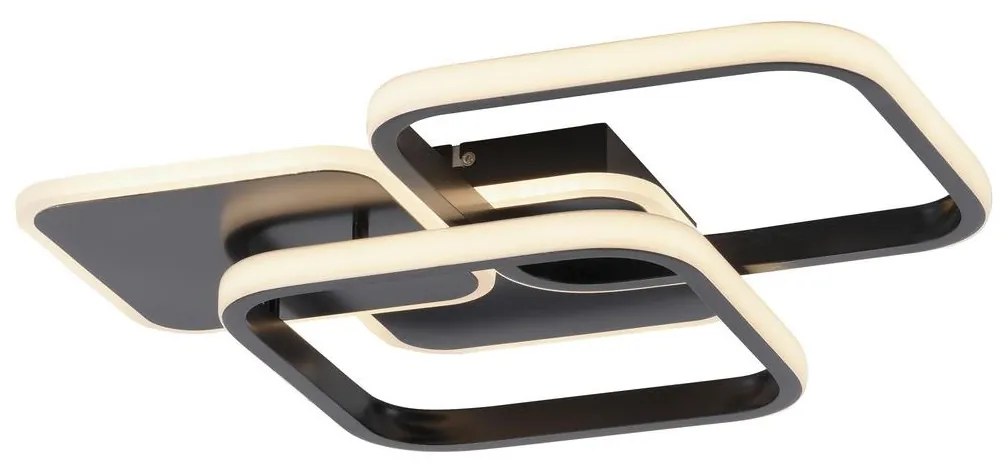 Leuchten Direkt 14117-18 - LED Stropné svietidlo SEVENT LED/36W/230V čierna