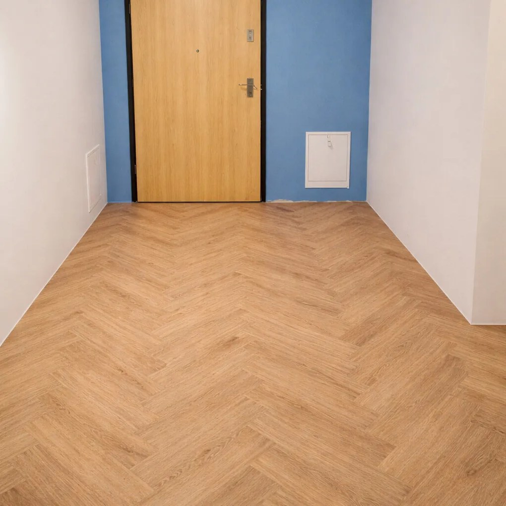 Vinylová podlaha kliková Canadian Design Herringbone Premium Whistler, 625 x 125 mm, Egibi