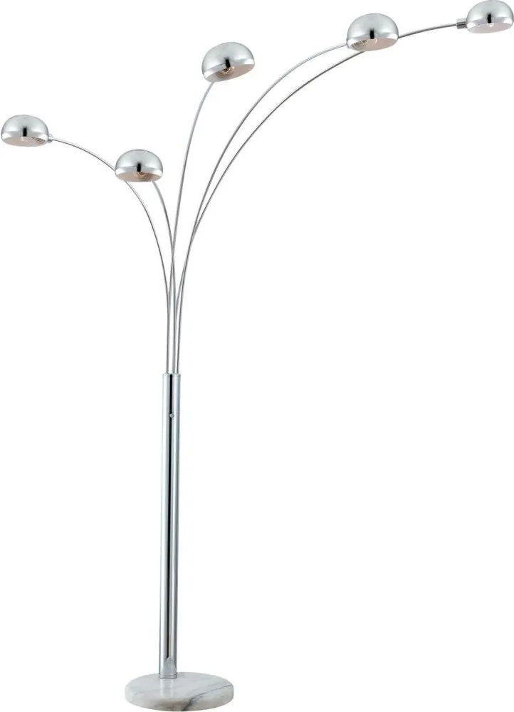 Globo 58228 - Stmievateľná stojaca lampa SEYMOUR 5xE14/40W/230V