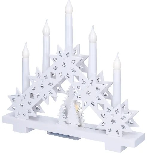 Brilagi - LED Vianočný svietnik 5xLED/2xAA