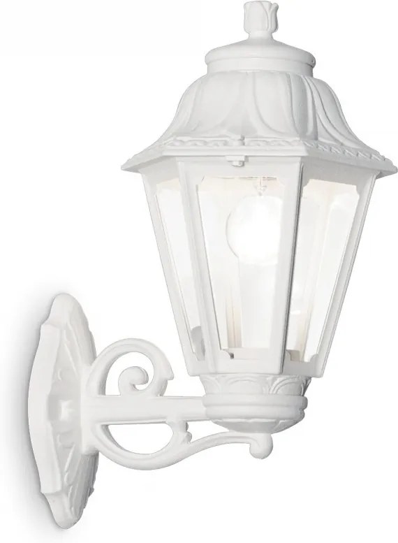 Ideal Lux 120423 vonkajšie nástenné svietidlo Anna Big Bianco 1x60W | E27 | IP44