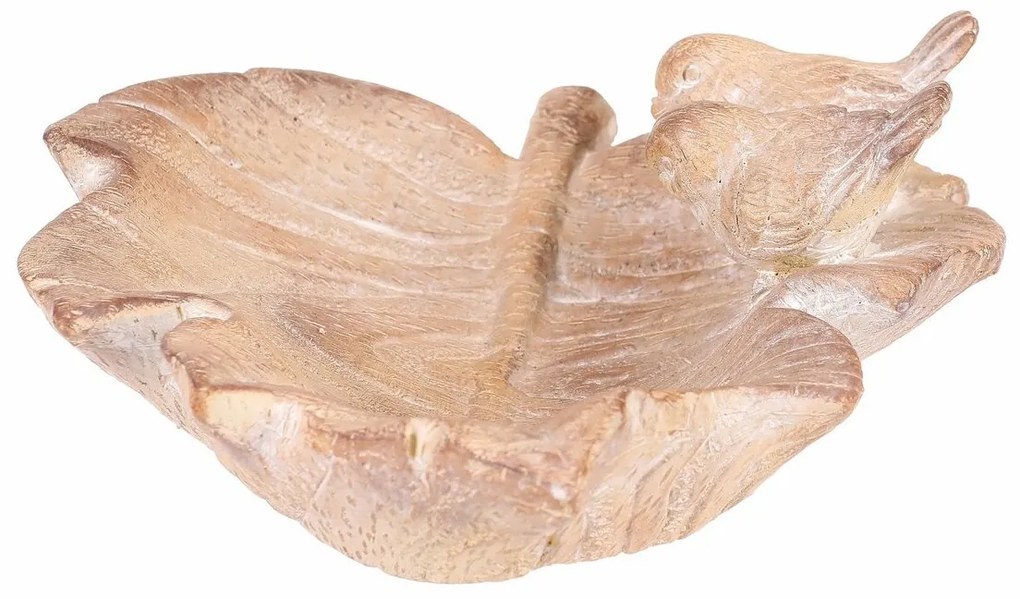 Napájadlo pre vtáčiky List vtáčik, MgO keramika 21 x 18 x 7 cm