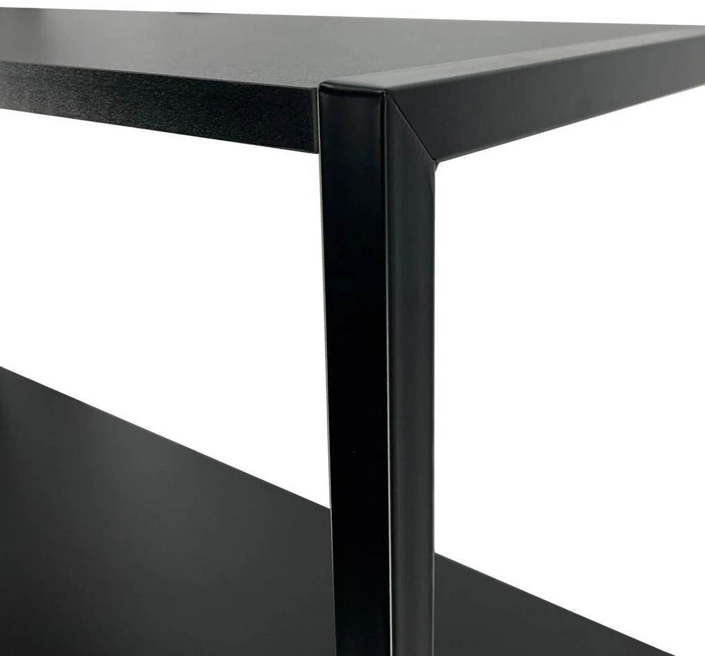 Regál PRAMONI 40x192 cm čierny