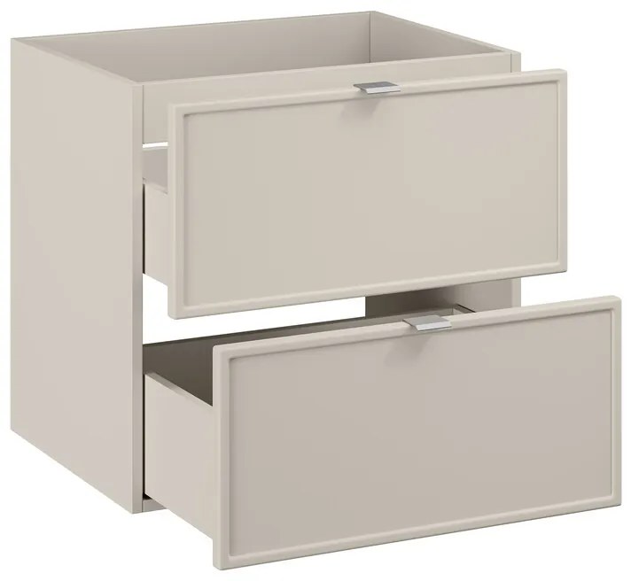 Závěsná skříňka pod umyvadlo Bella Cashmere s deskou 80 cm kašmír