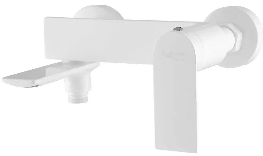 Gamma Faro, nástenná vaňová batéria, biela matná, GMA-BFW-B