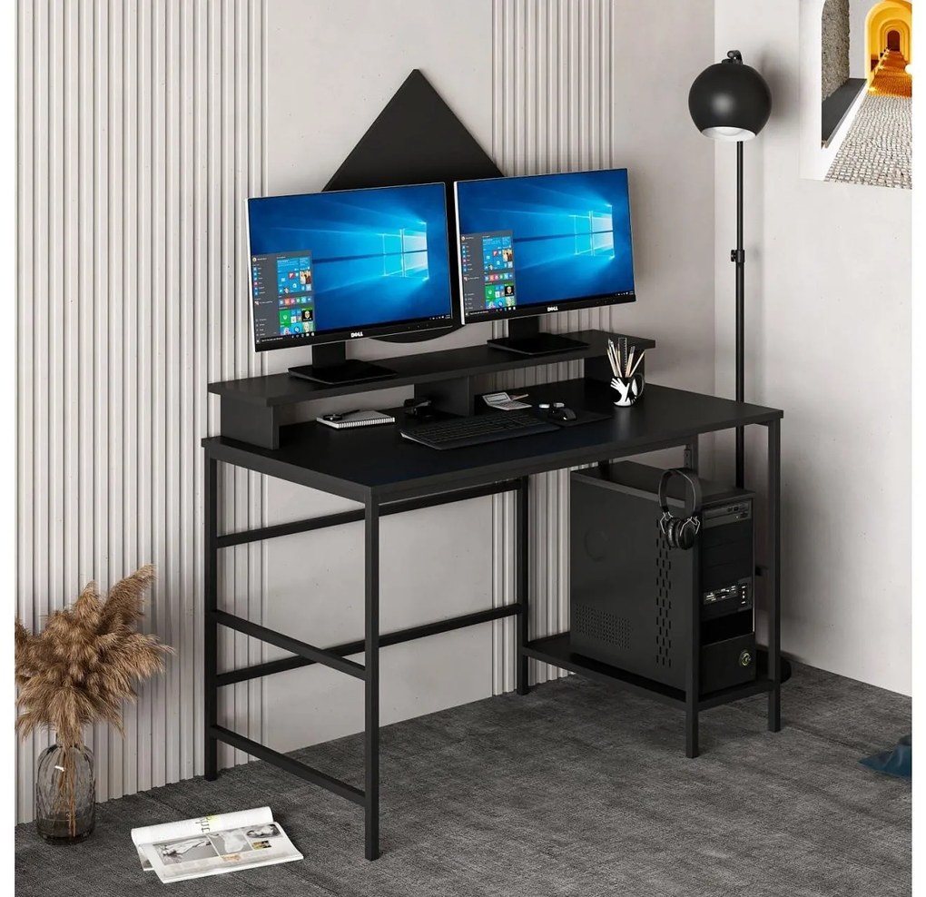 PC stolík Grana 2 (čierna). Akcia -10%. Vlastná spoľahlivá doprava až k Vám domov. 1088568