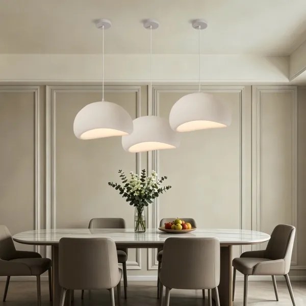 BRILAGI - Luster na lanku WABI SABI 1xE27/60W/230V priemer 40 cm biela