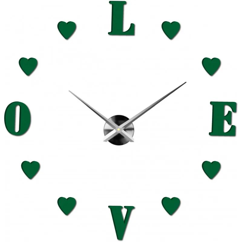 Moderné nalepovacie nástenné hodiny | 3D hodiny 12S011-Wanduhr