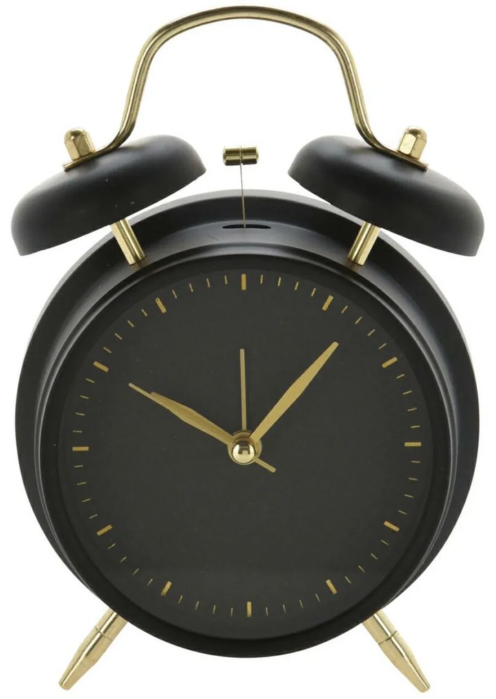 Stolné hodiny Modern, čierna/zlatá