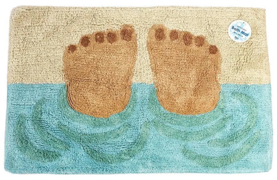 Kúpeľňová predložka 50x80 cm Bathing Feet – Rex London