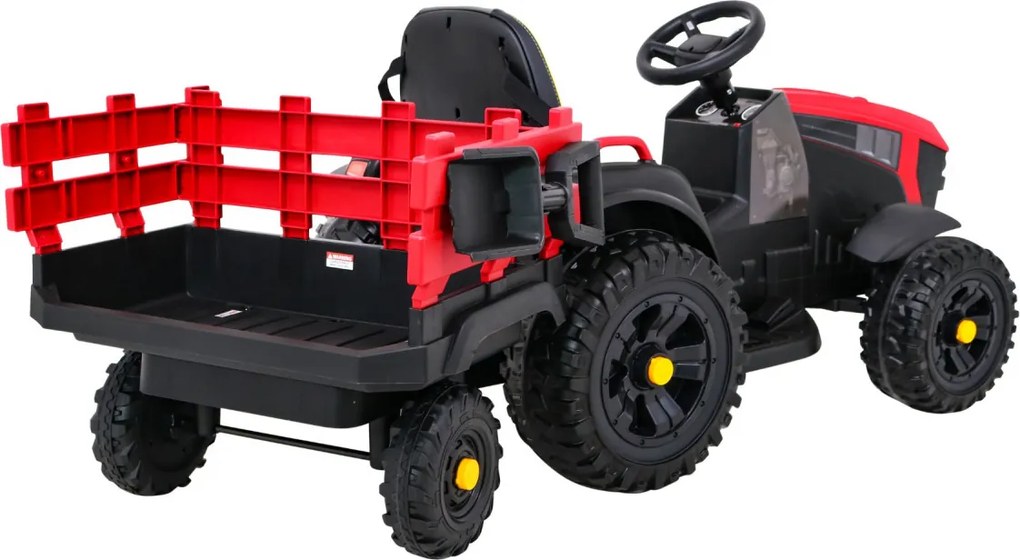 Ramiz Titánový traktor s prívesom Červený