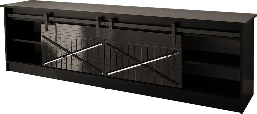 Cama TV stolík Granero - čierna