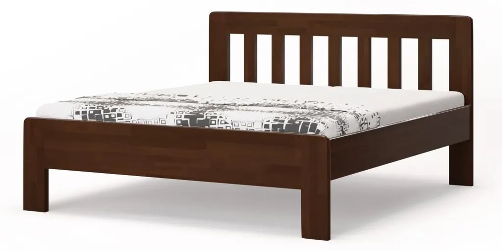 BMB ELLA DREAM - masívna buková posteľ 120 x 200 cm, buk masív