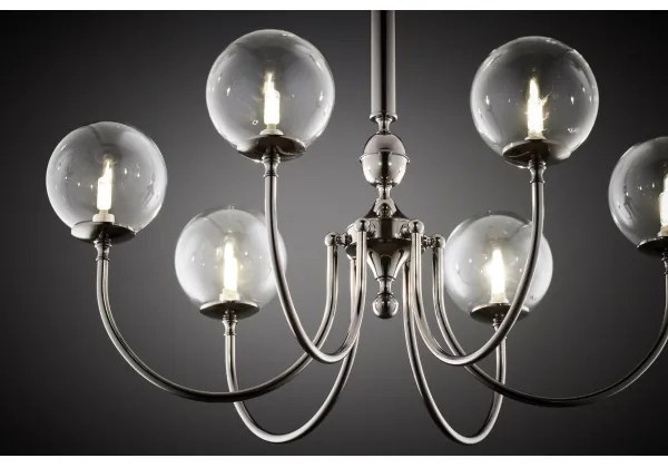 Jupiter 2022 - Luster na reťazi BRILLANTE 6xG9/10W/230V lesklý chróm