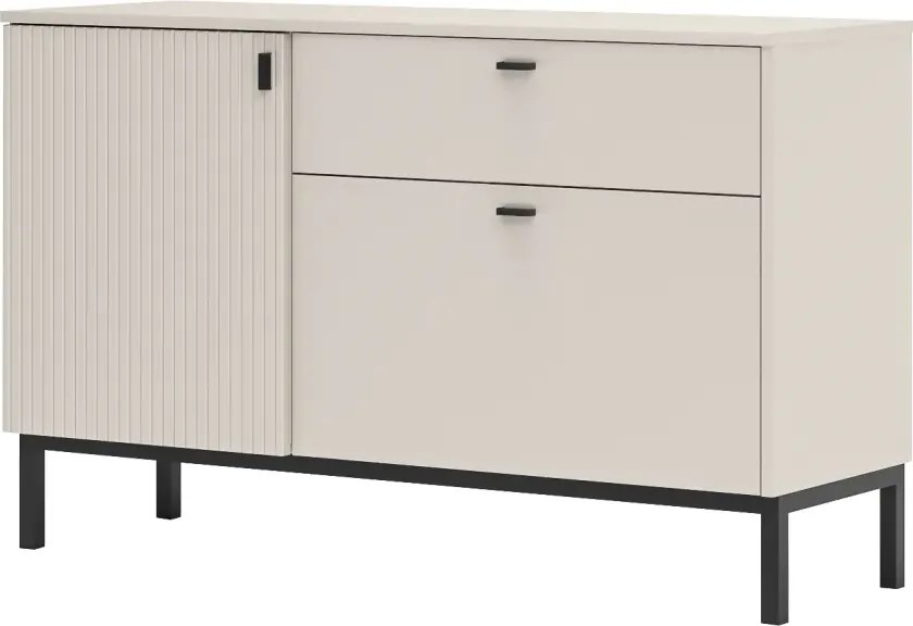 Komoda Korfu 01 117 cm kašmír/černý