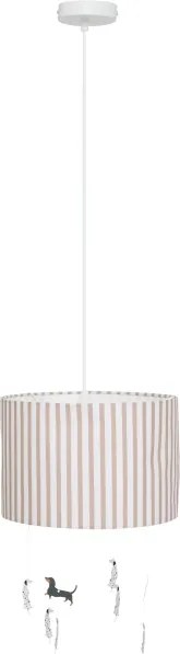 Atmosphera - Detský luster na lane SCOTT 1xE27/40W/230V, s motívom psíkov