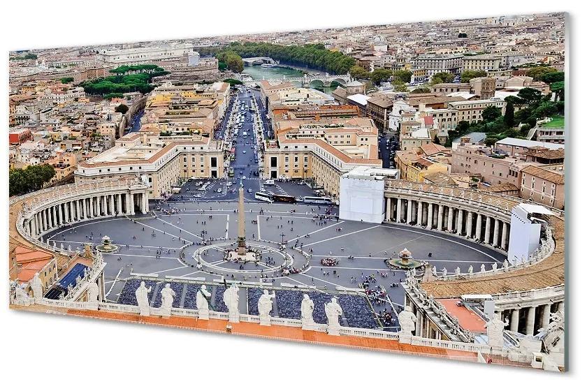 Sklenený obraz Rome Vatican square panorama 120x60 cm
