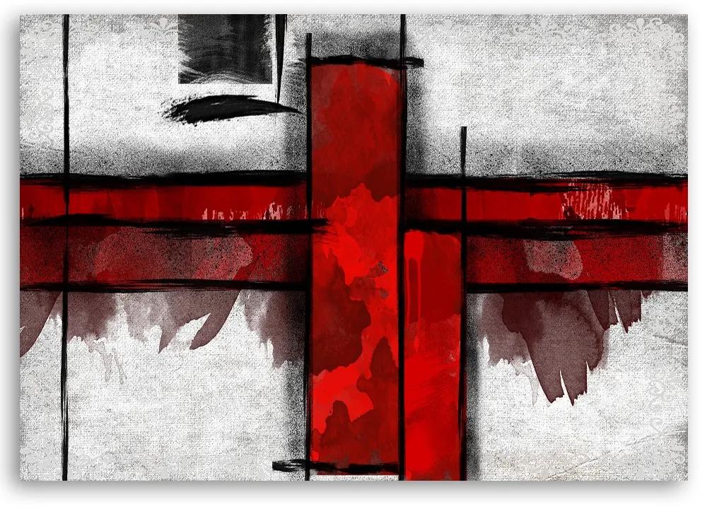 Gario Obraz na plátne Červené obdĺžniky Rozmery: 60 x 40 cm