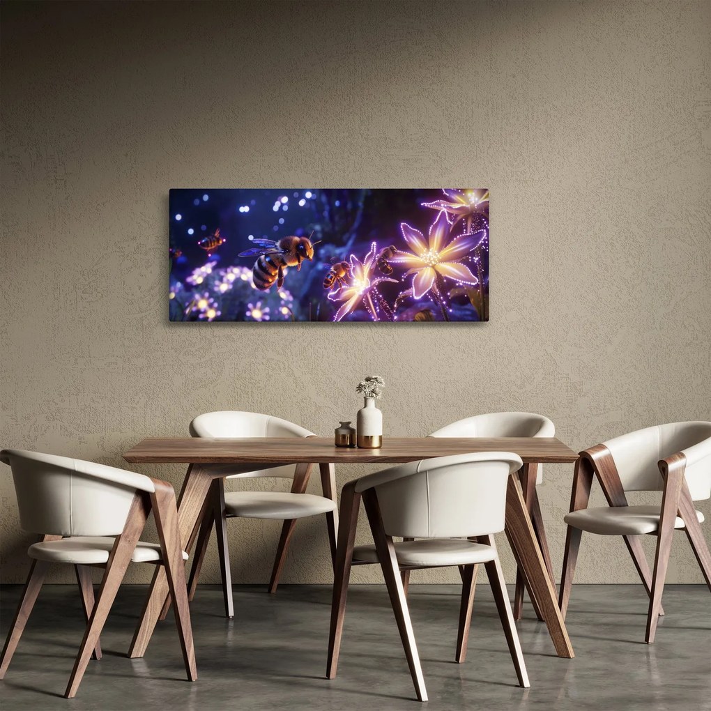 Obraz - Včelia lúka III. (120x50 cm)