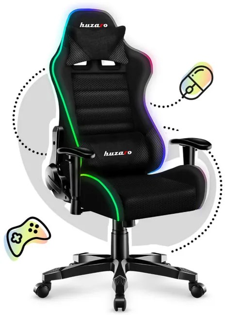Detská herná stolička Ranger - 6.0 RGB mesh