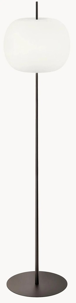 Ručne fúkaná stmievateľná stojacia lampa Kushi