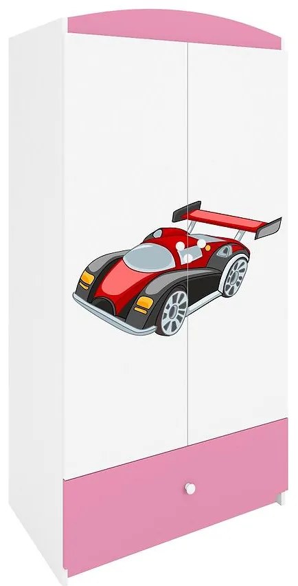 Skriňa Babydreams Ružová – Auto