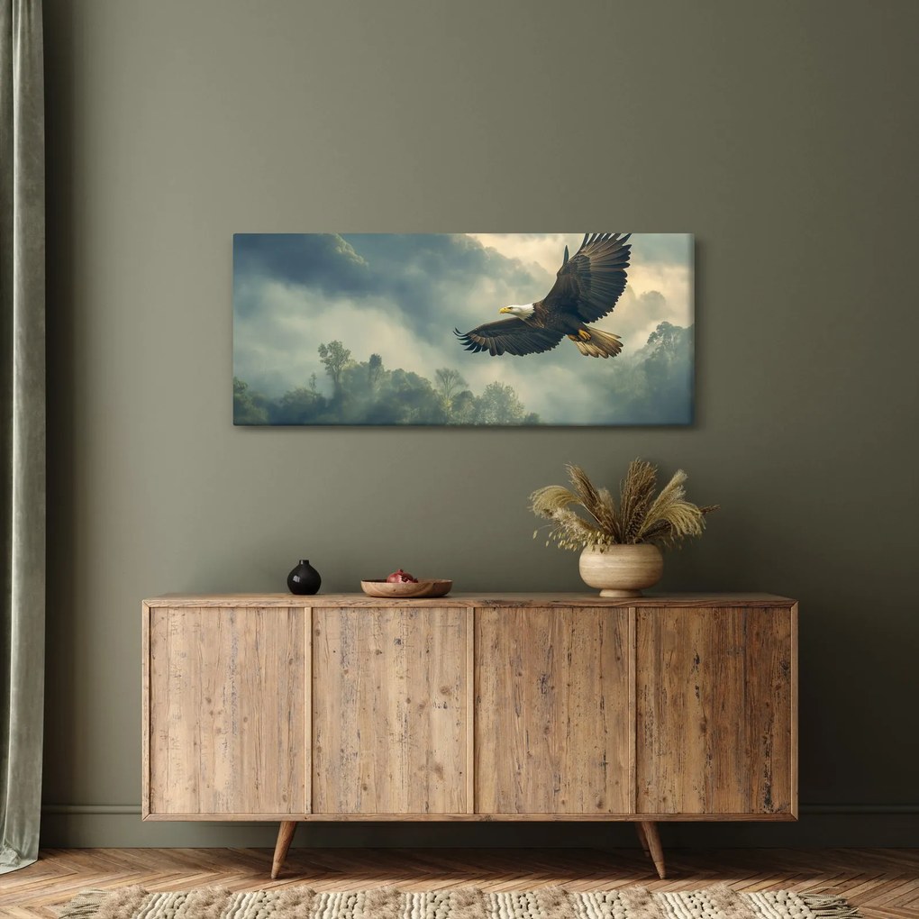Obraz - Letiaci orol (120x50 cm)