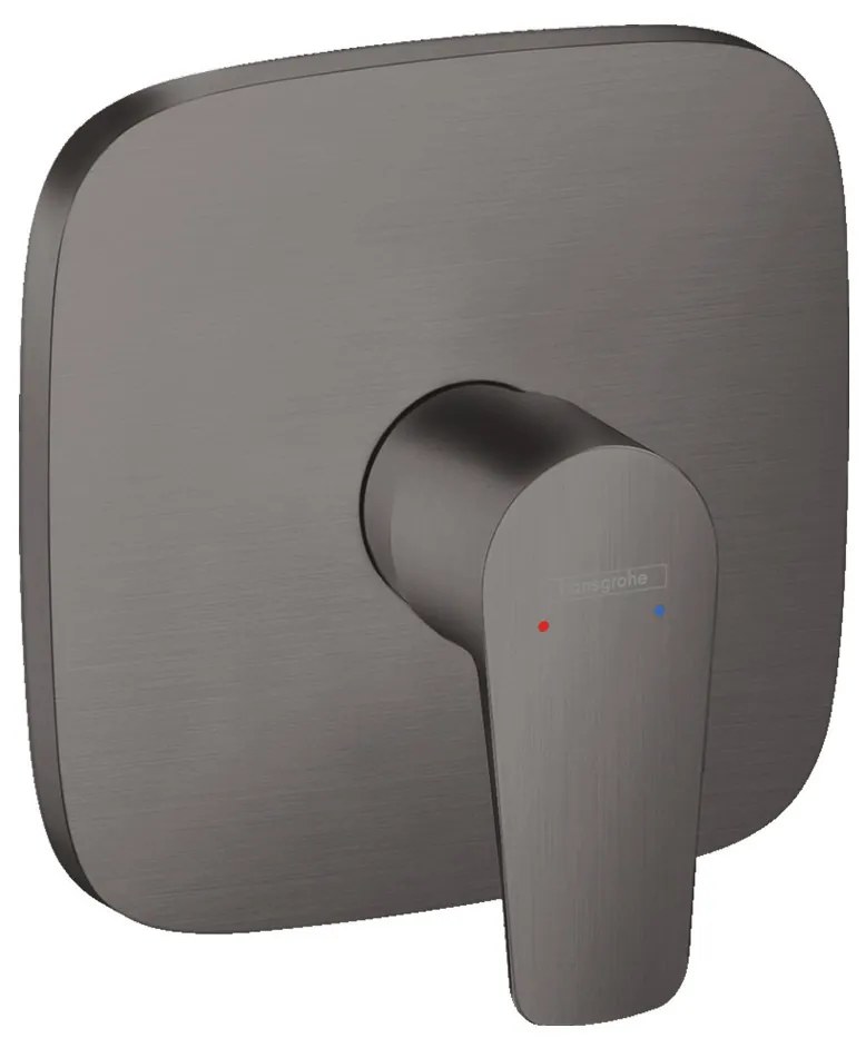 Hansgrohe Talis E, sprchová batéria pod omietku, kefovaná čierna chrómová, HAN-71765340