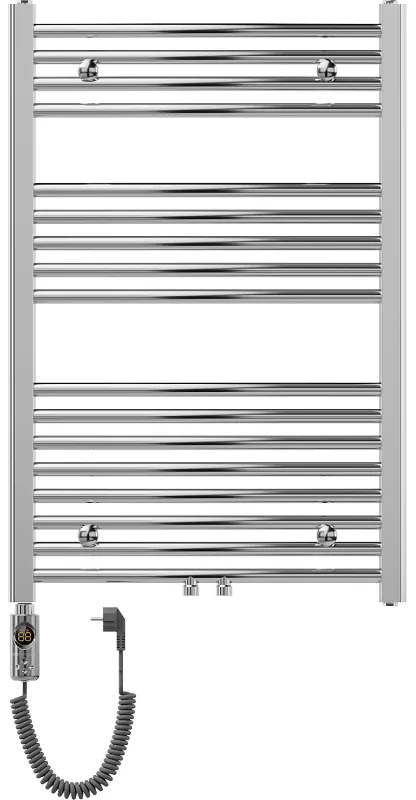 Mexen Ares, elektrické vykurovacie teleso 900 x 600 mm, 300 W, chrómová, W102-0900-600-2300-01
