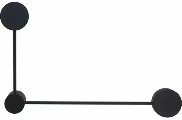 LED Nástenné svietidlo JOY 2xGX53/6W/230V čierna