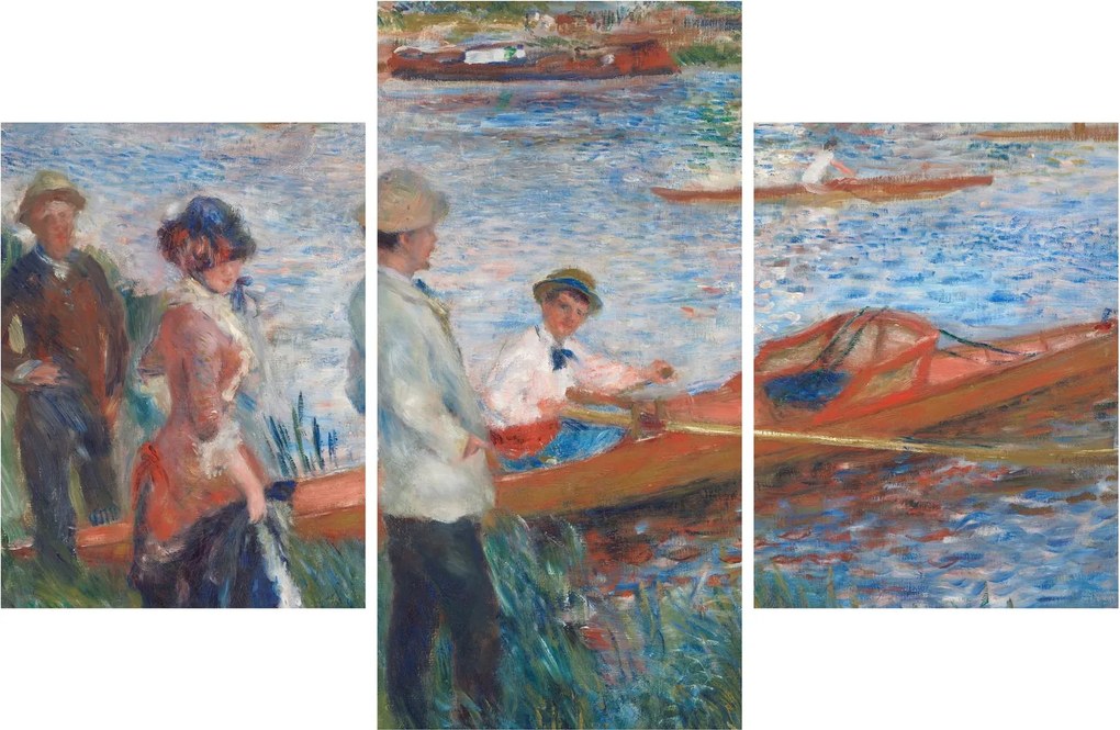Obraz - Auguste Renoir, Oarsmen at Chatou, reprodukcia (90x60 cm)